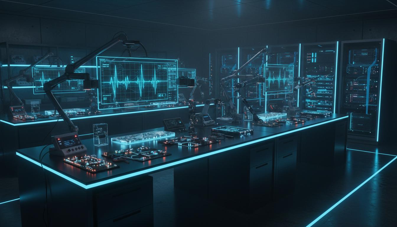 Electronics engineering workspace